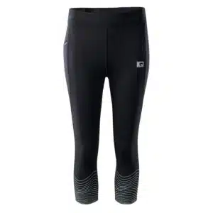 Damskie Legginsy ADIHA 3/4 WMNS IQ INTELLIGENCE QUALITY - BLACK/REFLECTIVE PATTERN - outdoorowe.pl