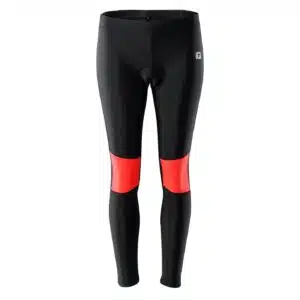 Damskie Legginsy RAMINA WMNS IQ CROSS THE LINE - BLACK/HOT CORAL - outdoorowe.pl