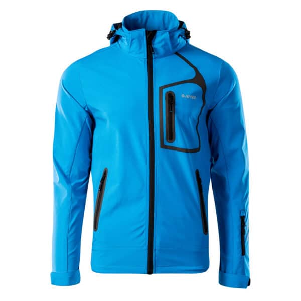 Męski Softshell NILS HI-TEC - VIVID BLUE/BLACK - outdoorowe.pl