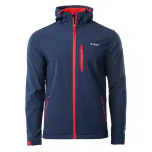 Męski Softshell CAEN HI-TEC - NAVY/ORANGE RED - outdoorowe.pl