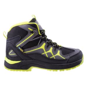 Dziecięce Buty MIKO MID WP TEEN HI-TEC - BLACK/DARK GREY/LIME - outdoorowe.pl