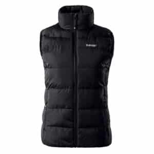 Damska Kamizelka pikowana LADY SANIS HI-TEC - BLACK/BLACK - outdoorowe.pl