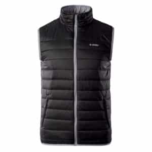 Męska Kamizelka pikowana SOLNER HI-TEC - ANTHRACITE/DECEMBER SKY - outdoorowe.pl