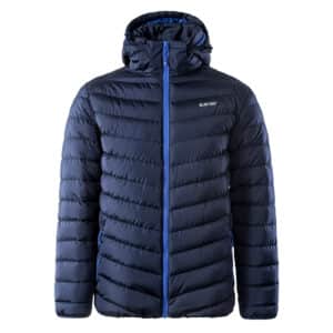 Męska Kurtka zimowa pikowana MICHOS HI-TEC - DRESS BLUES/LAPIS BLUE - outdoorowe.pl