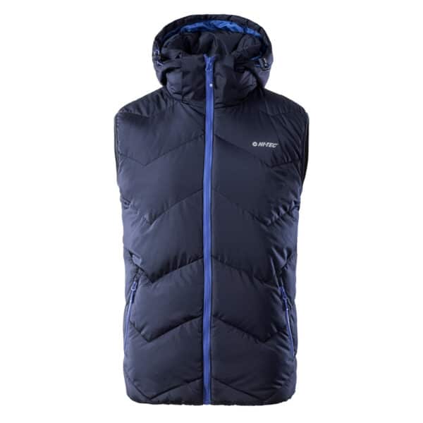 Męska Kamizelka pikowana CHARMO HI-TEC - DRESS BLUES/LAPIS BLUE - outdoorowe.pl