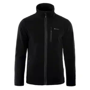 Męski Polar PORTO HI-TEC - BLACK - outdoorowe.pl