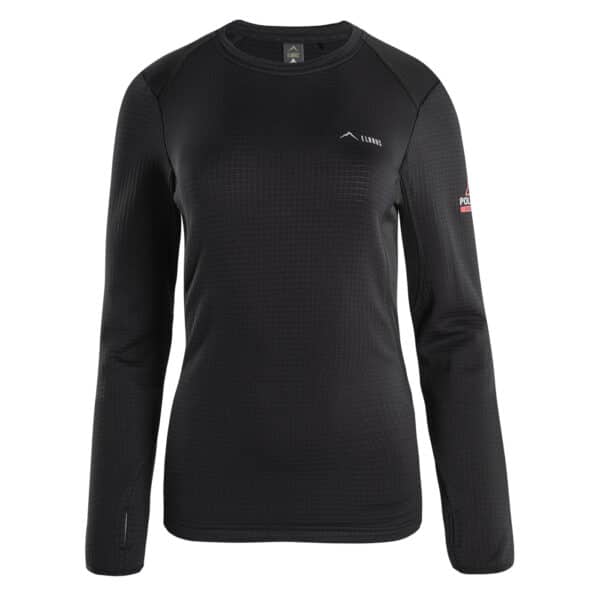 Damska Bluzka termoaktywna NADIM WO'S POLARTEC ELBRUS - BLACK - outdoorowe.pl