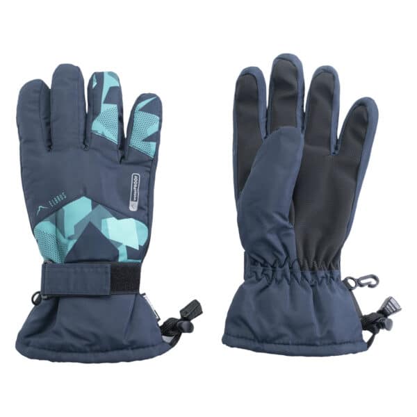 Dziecięce RĘKAWICE AKEMI JRB ELBRUS - DRESS BLUES/BLUE MORO PRINT - outdoorowe.pl