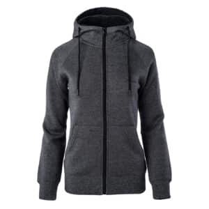 Damska Bluza CHIANO WO'S ELBRUS - DARK GREY MELANGE/BLACK - outdoorowe.pl