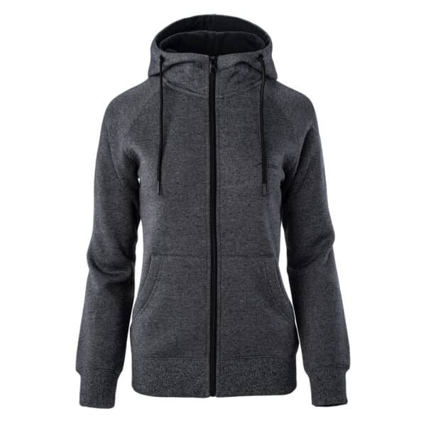 Damska Bluza CHIANO WO'S ELBRUS - DARK GREY MELANGE/BLACK - outdoorowe.pl