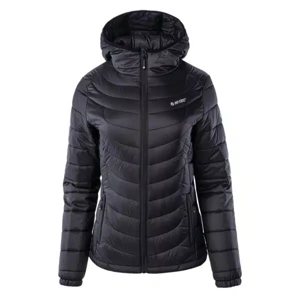 Damska Kurtka pikowana LADY NAHIA HI-TEC - BLACK - outdoorowe.pl