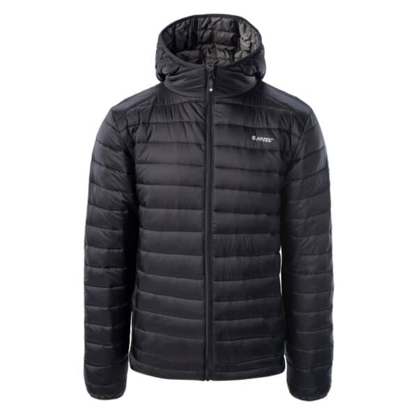 Męska Kurtka pikowana CASH HI-TEC - BLACK - outdoorowe.pl