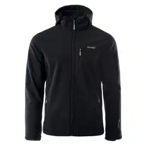 Męski Softshell CAEN HI-TEC - BLACK - outdoorowe.pl