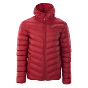 Męska Kurtka pikowana SALRIN HI-TEC - MERLOT/ANTHRACITE - outdoorowe.pl
