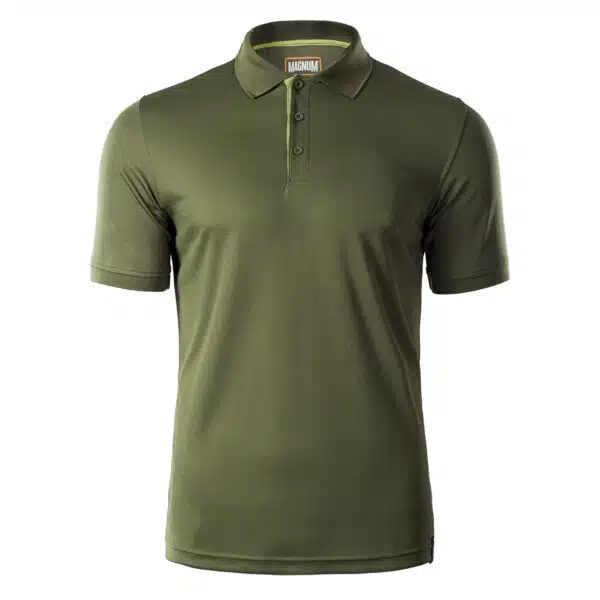 Męska Koszulka z krótkim rękawem MAGNUM POLO MAGNUM - OLIVE/WINTER PEAR - outdoorowe.pl