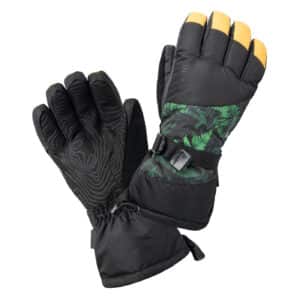 Męskie RĘKAWICE MAIKO ELBRUS - BLACK BEAUTY/GREEN FOREST PRINT - outdoorowe.pl