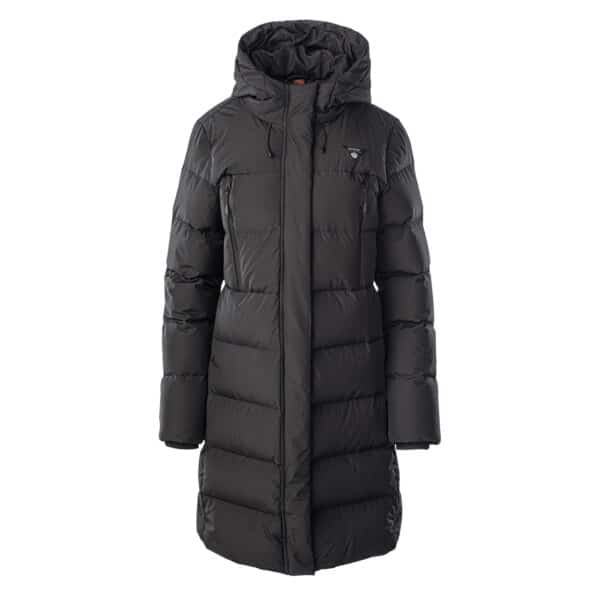 Damski Płaszcz pikowany zimowy TIALGO W IGUANA - BLACK - outdoorowe.pl