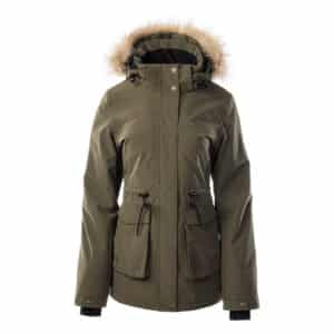 Damska Kurtka ocieplana NERMIN W IGUANA - OLIVE NIGHT - outdoorowe.pl