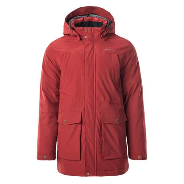 Męska Kurtka ocieplana NERMIN IGUANA - SUN-DRIED TOMATO/BLACK - outdoorowe.pl