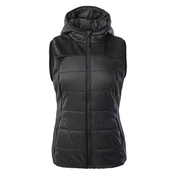 Damska Kamizelka pikowana LOANNA W IGUANA - BLACK - outdoorowe.pl