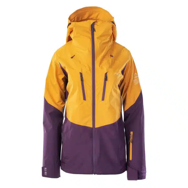 Damska Kurtka SORENA WO'S ELBRUS - CADMIUM YELLOW/PLUM PURPLE - outdoorowe.pl