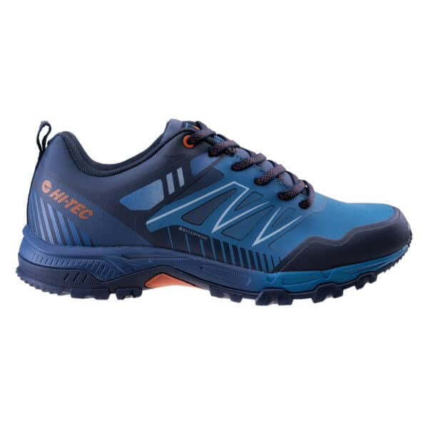 Męskie Buty FAVET WP HI-TEC - NAVY/BLUE/DARK ORANGE - outdoorowe.pl