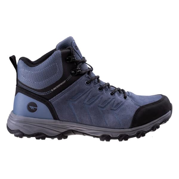 Męskie Buty HELONE MID WP HI-TEC - SMOKE BLUE/BLACK - outdoorowe.pl
