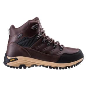 Męskie Buty LEKNES MID AG V HI-TEC - BROWN/BLACK - outdoorowe.pl