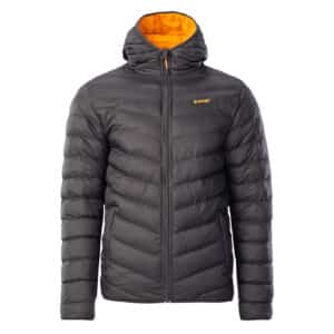 Męska Kurtka pikowana SALRIN HI-TEC - BLACK INK/BRIGHT MARIGOLD - outdoorowe.pl