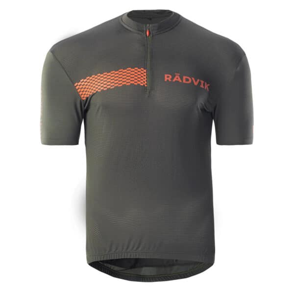 Męska Koszulka CHARLIE GTS RADVIK - FOREST NIGHT/TANGARINE TANGO - outdoorowe.pl