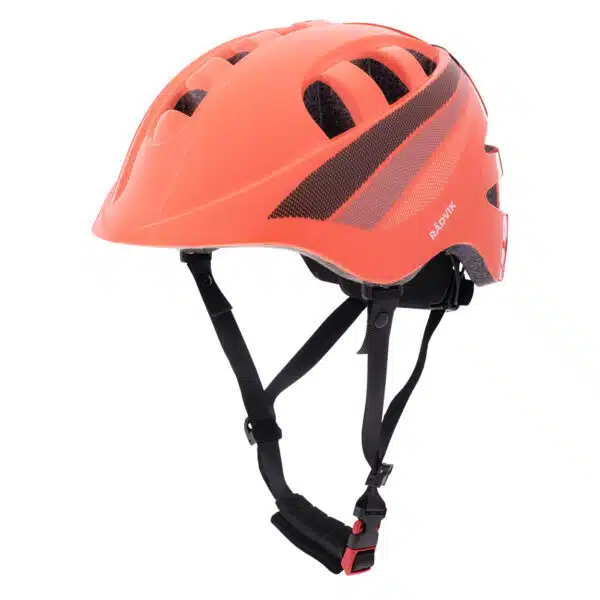 Dziecięcy Kask DVERGE JR RADVIK - TANGERINE TANGO - outdoorowe.pl