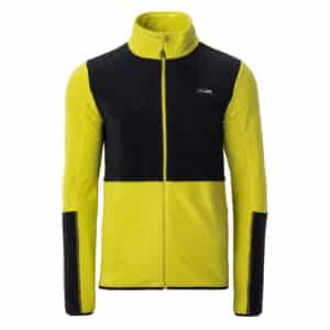 Męski Polar CARI POLARTEC ELBRUS - CITRONELLE/BLACK - outdoorowe.pl