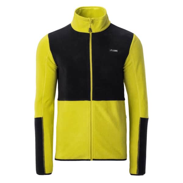 Męski Polar CARI POLARTEC ELBRUS - CITRONELLE/BLACK - outdoorowe.pl