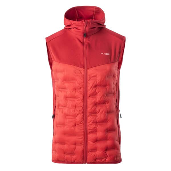 Męska Kamizelka pikowana EMIN II VEST PRIMALOFT ELBRUS - FLAME SCARLET/CHILI PEPPER - outdoorowe.pl