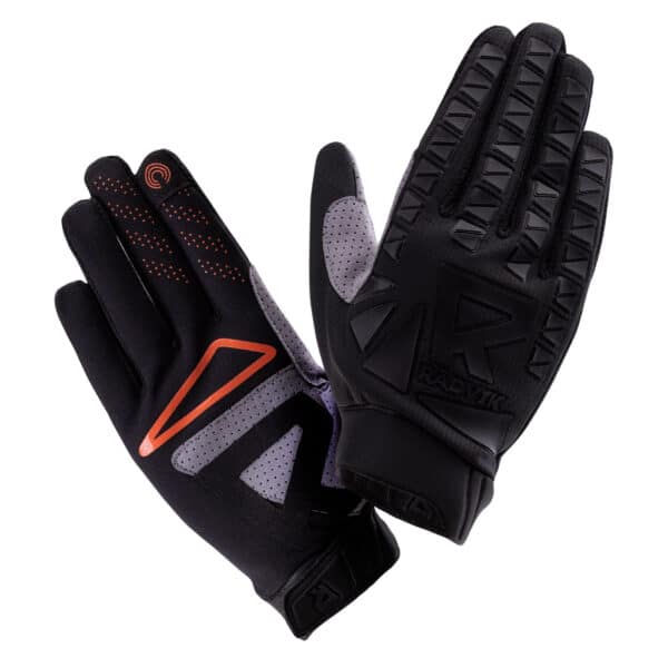 Męskie RĘKAWICE VOX RADVIK - BLACK/PHANTOM/TANGARINE TANGO - outdoorowe.pl