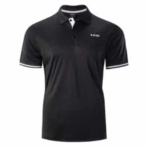 Męska Koszulka HELSI HI-TEC - BLACK/WHITE - outdoorowe.pl