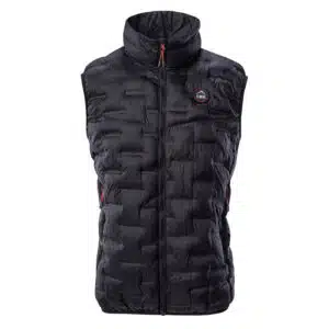 Męska Kamizelka pikowana EMIN VEST PRIMALOFT ELBRUS - BLACK - outdoorowe.pl