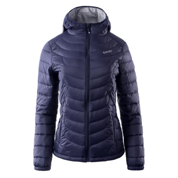 Damska Kurtka pikowana LADY NAHIA HI-TEC - INSIGNIA BLUE/MICRO CHIP - outdoorowe.pl