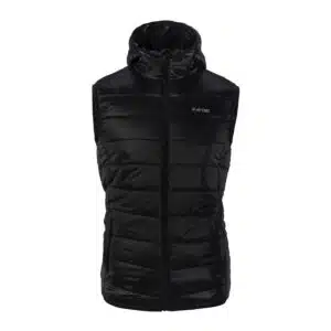 Męska Kamizelka pikowana HANON VEST HI-TEC - BLACK - outdoorowe.pl