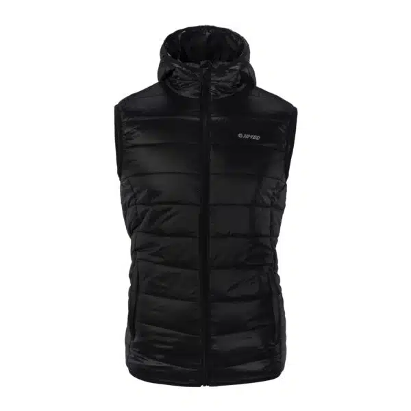 Męska Kamizelka pikowana HANON VEST HI-TEC - BLACK - outdoorowe.pl