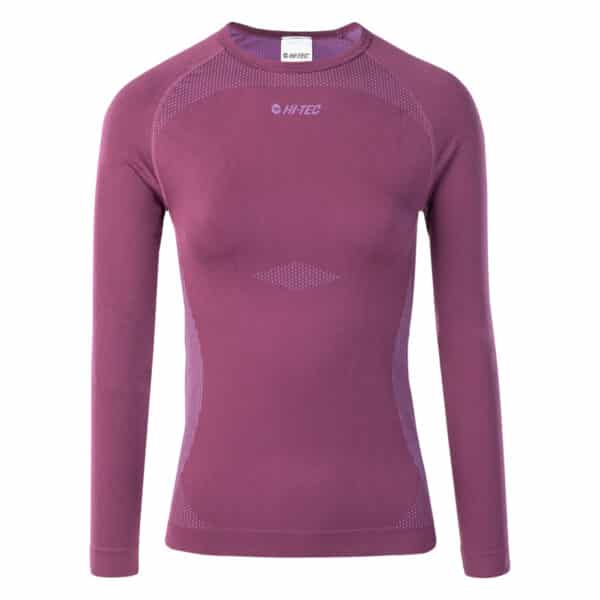 Damska Bluzka termoaktywna LADY RAIR TOP HI-TEC - AMARANTH - outdoorowe.pl