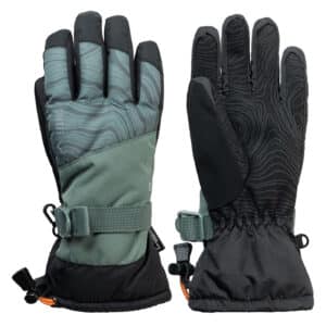 Dziecięce RĘKAWICE MAIKO TB ELBRUS - BLACK BEAUTY/DARK FOREST/CADMIUM YELLOW - outdoorowe.pl