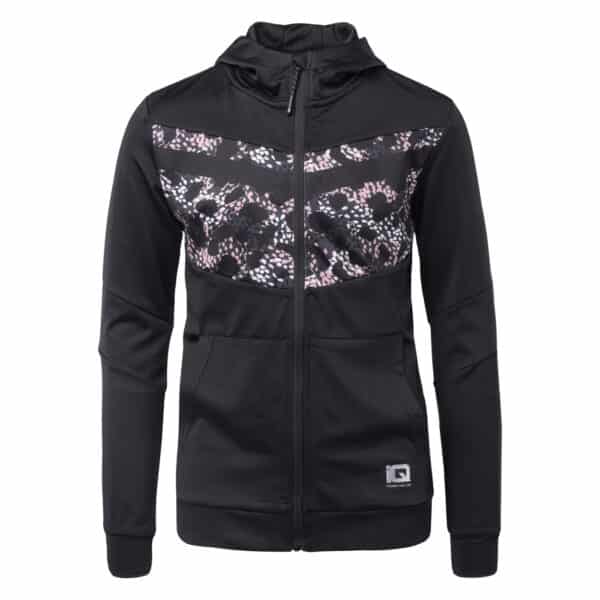 Dziecięca Bluza CLOVI III JRG IQ CROSS THE LINE - BLACK/ANIMAL PATTERN - outdoorowe.pl