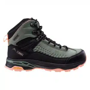 Damskie Buty ENGEN MID WP GR WO'S ELBRUS - BLACK/KHAKI/SALMON - outdoorowe.pl