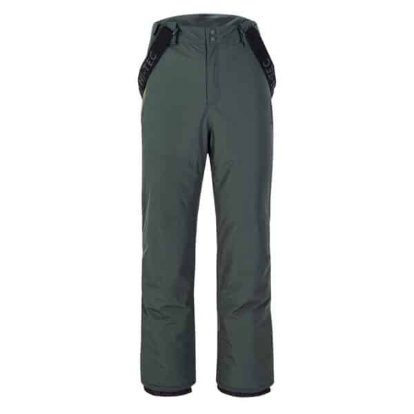 Męskie Spodnie IDRIS HI-TEC - DARKEST SPRUCE/ECRU OLIVE - outdoorowe.pl
