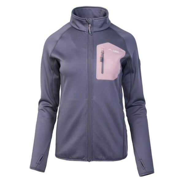 Damska Bluza NOMI WO'S ELBRUS - GRAYSTONE/ELDERBERRY - outdoorowe.pl