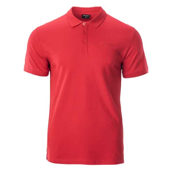 Męska Koszulka ROMSO HI-TEC - RED - outdoorowe.pl