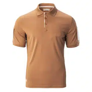 Męska Koszulka z krótkim rękawem MAGNUM POLO II MAGNUM - COYOTE BROWN - outdoorowe.pl