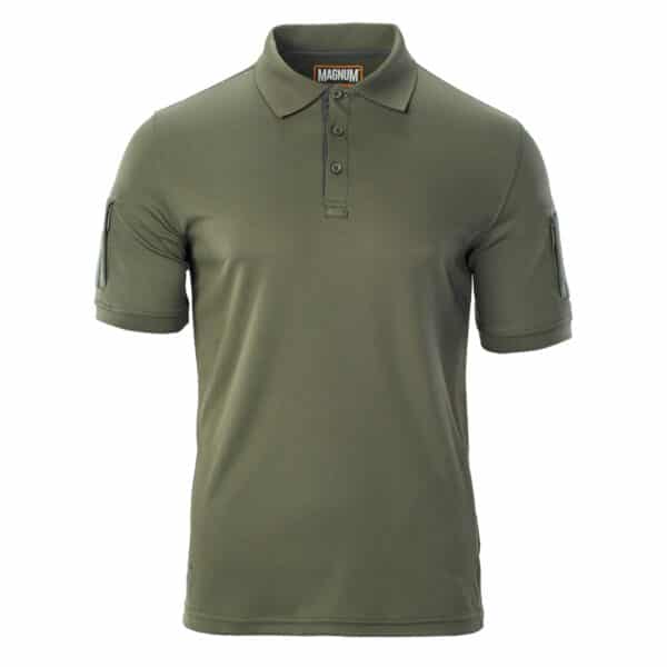 Męska Koszulka z krótkim rękawem MAGNUM POLO II MAGNUM - BRONZE GREEN - outdoorowe.pl