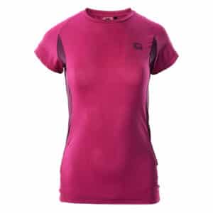Damska Koszulka z krótkim rękawem TREILO WMNS IQ INTELLIGENCE QUALITY - FESTIVAL FUCHSIA/DARK PURPLE - outdoorowe.pl